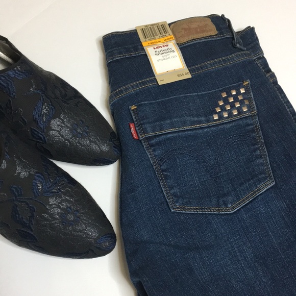 Levi’s Perfectly Slimming Jeans Sz 8 - Picture 2 of 9